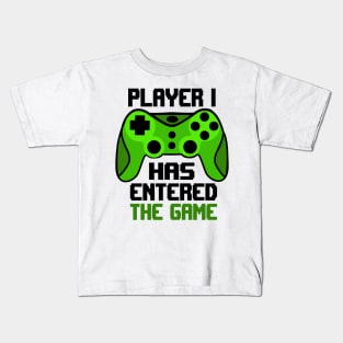 Player 1 has entered the game Kids T-Shirt